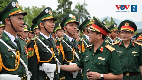 Thượng tướng Trương Thiên Tô thăm, động viên các lực lượng luyện tập diễu binh
