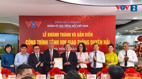 Lễ khánh thành và gắn biển công trình Kênh VOV Giao thông Duyên hải