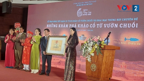 Những khám phá khảo cổ đặc biệt từ di tích Vườn Chuối