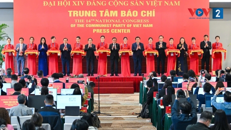 Khai trương Trung tâm Báo chí và họp báo quốc tế về Đại hội XIV của Đảng