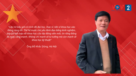 đảng viên cao tuổi tin tưởng Đại hội XIV của Đảng