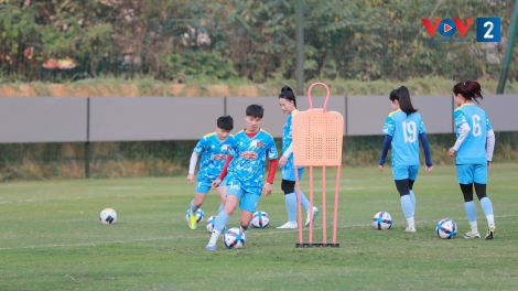 Đội tuyển nữ Việt Nam tăng tốc rèn luyện