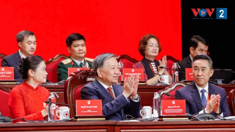 Tổng Bí thư, Chủ tịch nước Tô Lâm dự Đại hội Hội Chữ thập đỏ Việt Nam