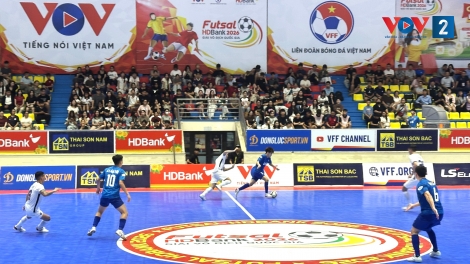 Giải futsal HDBank VĐQG 2026: Thái Sơn Nam TP.HCM thắng kịch tính Thái Sơn Bắc