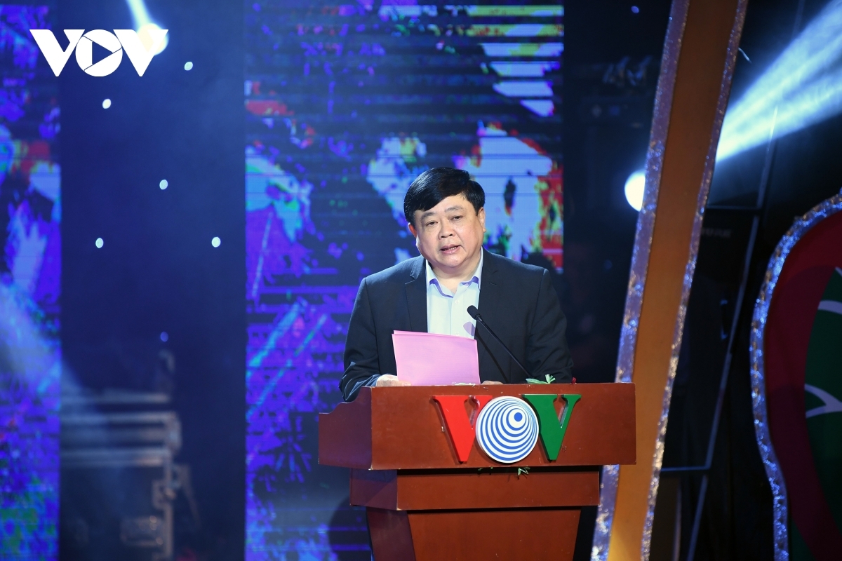 Tổng Giám đốc VOV Nguyễn Thế Kỷ phát biểu tại chương trình thiện nguyện