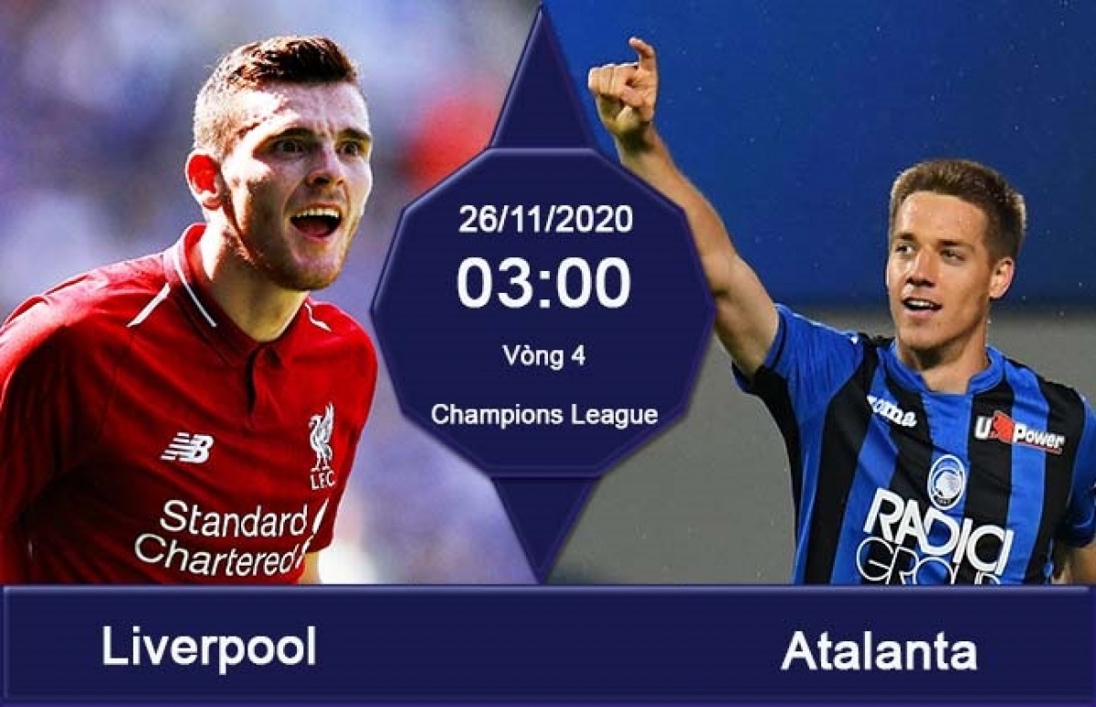 Liverpool sẽ tận dụng lợi thế sân nhà để hạ Atalanta