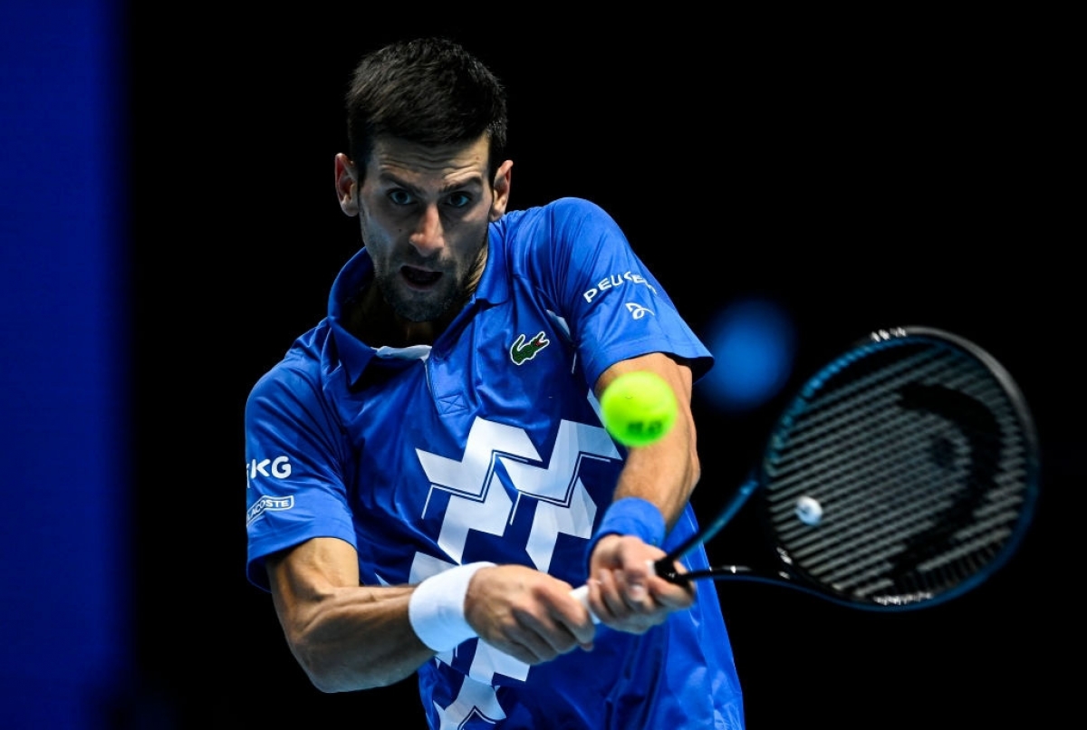Novak Djokovic có màn khởi đầu ấn tượng ở ATP Finals 2020