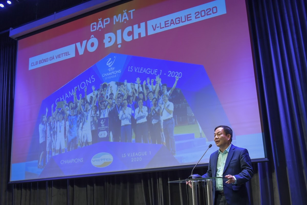 Thiếu tướng Lê Đăng Dũng, quyền Chủ tịch kiêm TGĐ Viettel, lưu ý Viettel FC phải sớm có kế hoạch chuẩn bị cho mùa giải tới