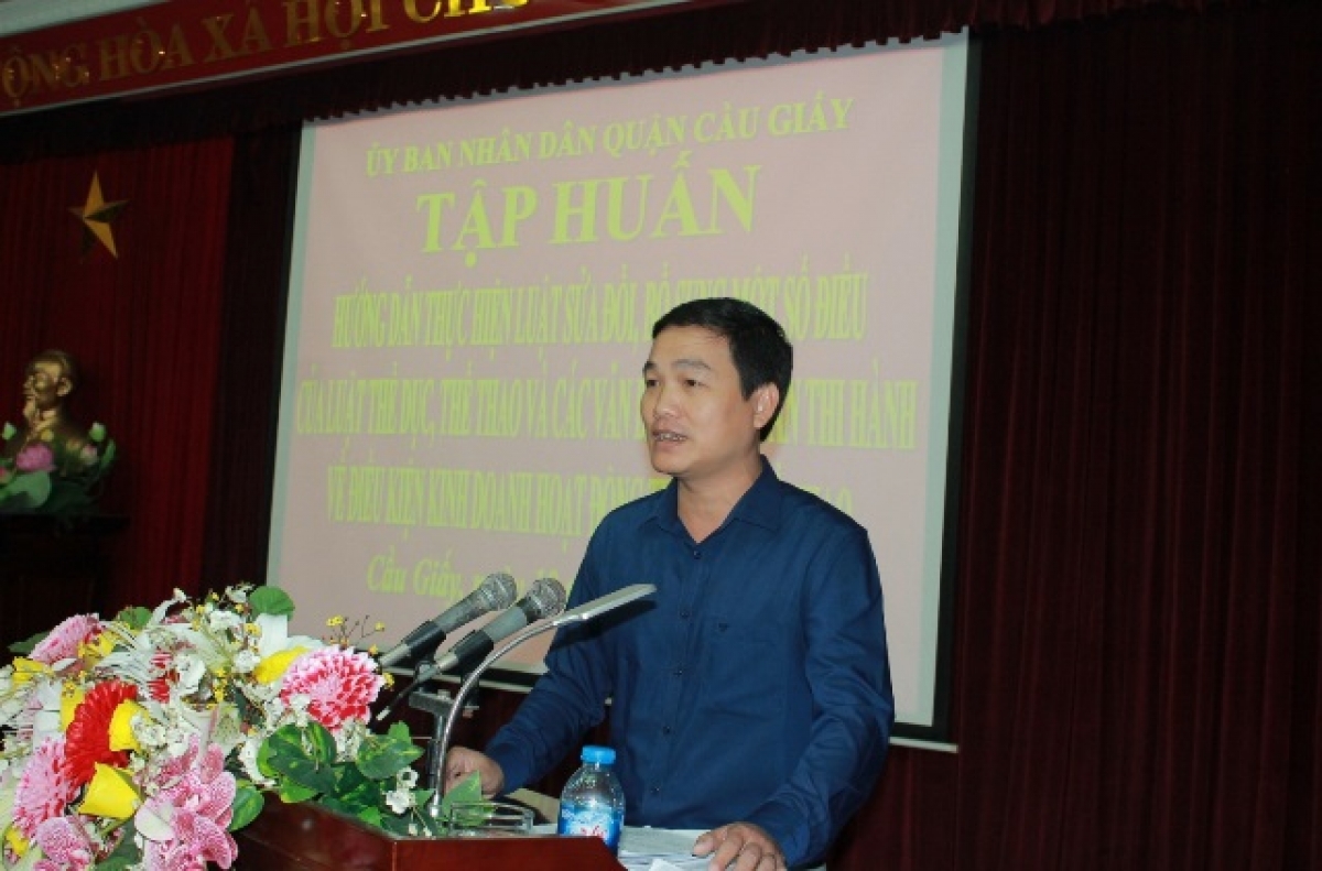 Ông Lê Thanh Liêm, Vụ trưởng Vụ Pháp chế, Bộ VH-TT&amp;DL