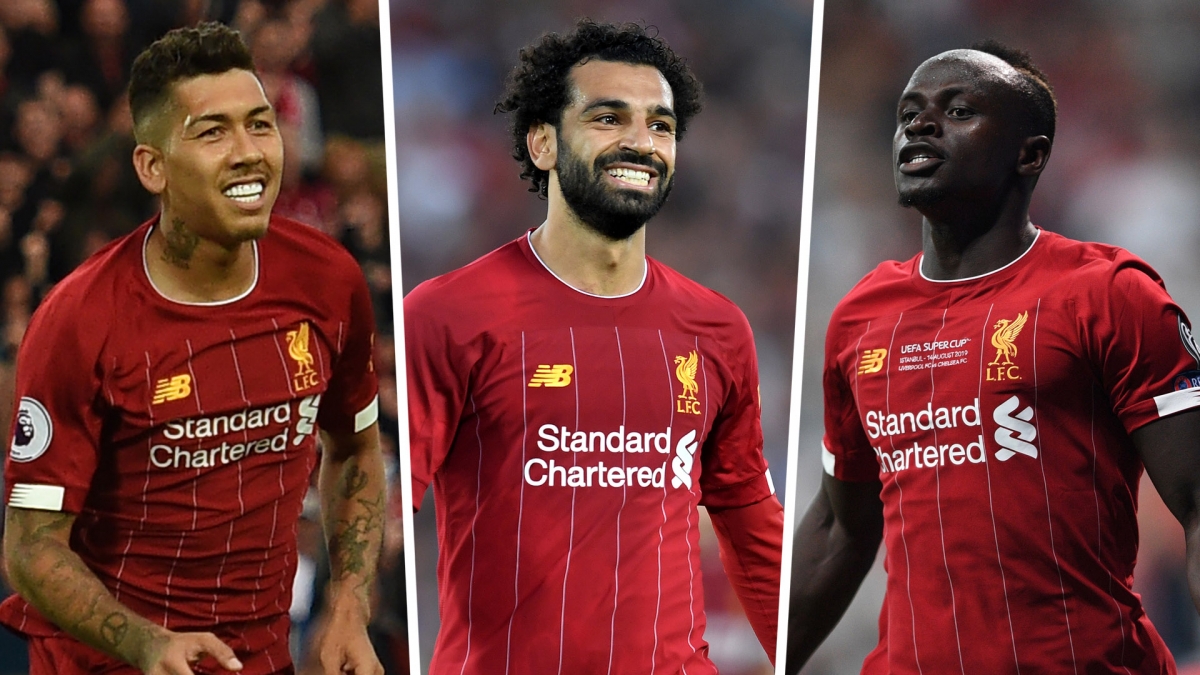 Bộ ba tấn công của Liverpool: Roberto Firmino - Mohamed Salah - Sadio Mane