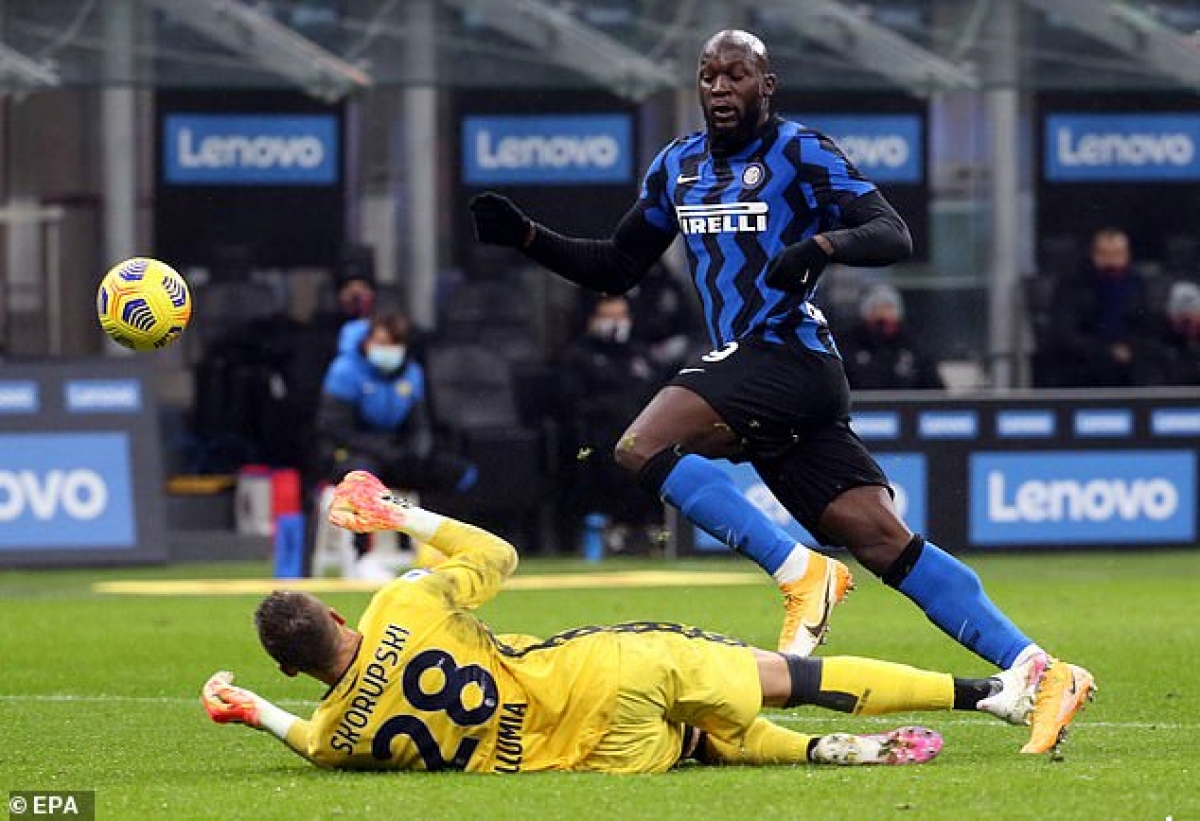Romelu Lukaku mở tỷ số cho Inter Milan