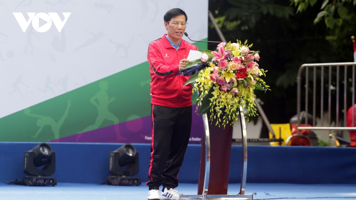 Bộ trưởng Bộ Văn hoá, Thể thao và Du lịch Nguyễn Ngọc Thiện phát động lễ Khởi động cùng SEA Games 31 và ASEAN Para Games 11.