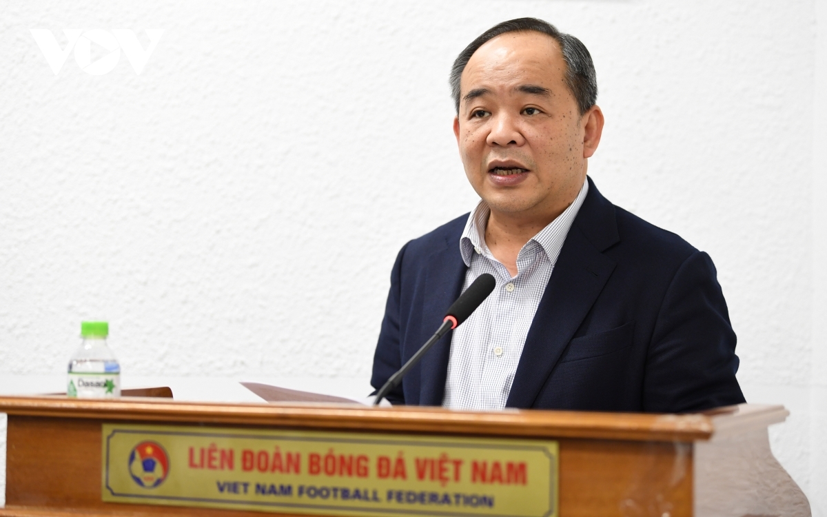 Chủ tịch LĐBĐ Việt Nam Lê Khánh Hải nhấn mạnh nhờ sự phối hợp chặt chẽ giữa các bên nên các giải futsal HDBank 2020 được tổ chức thành công tốt đẹp