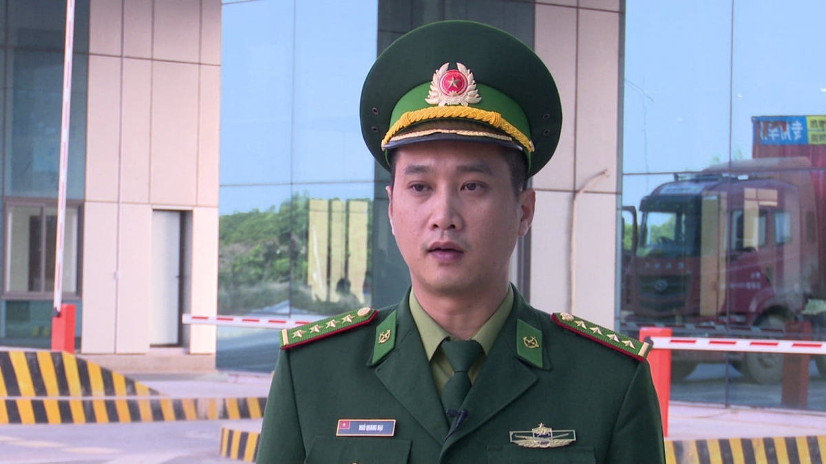 Đại úy Ngô Quang Đại, Phó trạm trưởng Trạm biên phòng cửa khẩu quốc tế Móng Cái