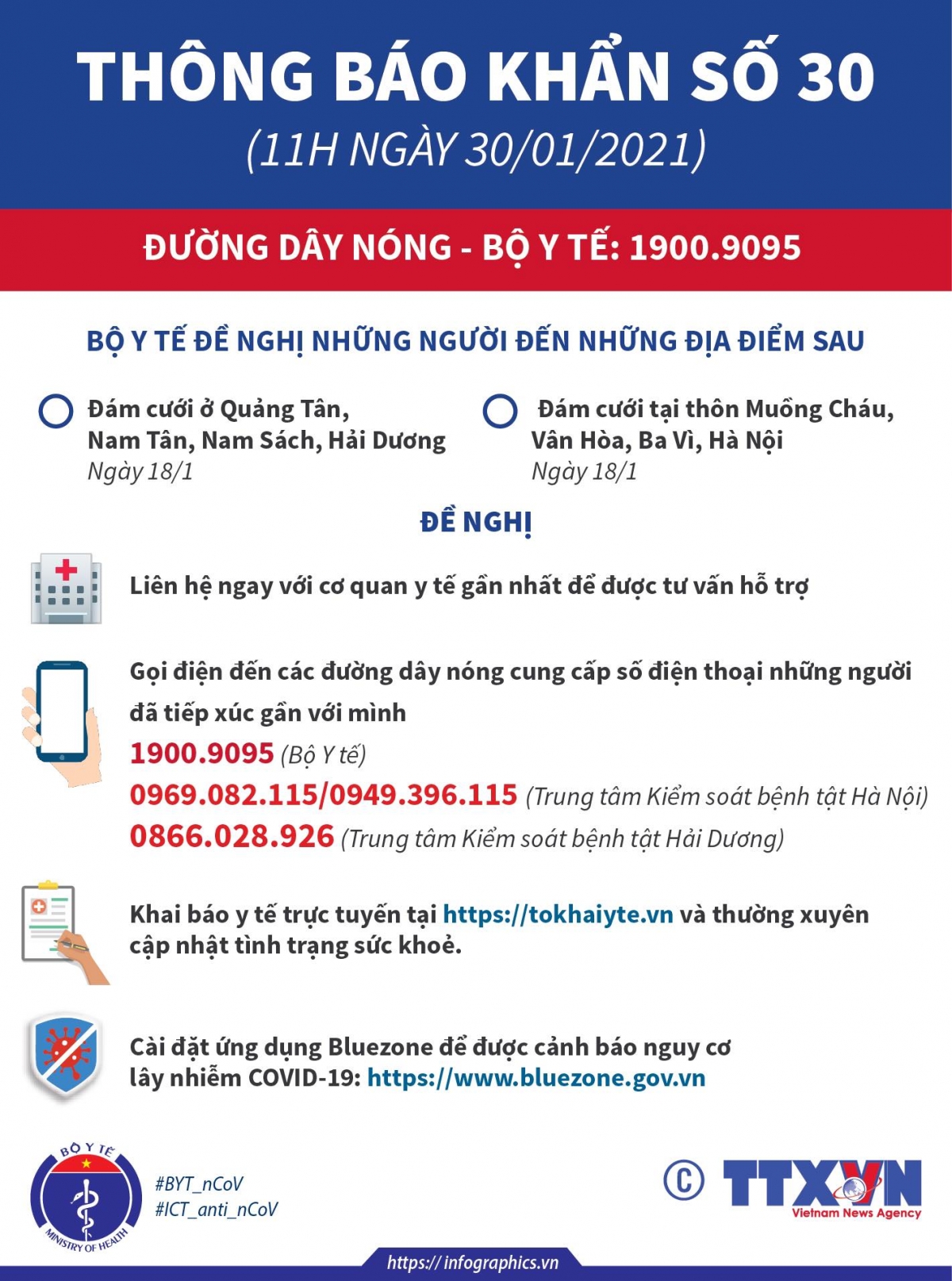 Thông báo khẩn số 30