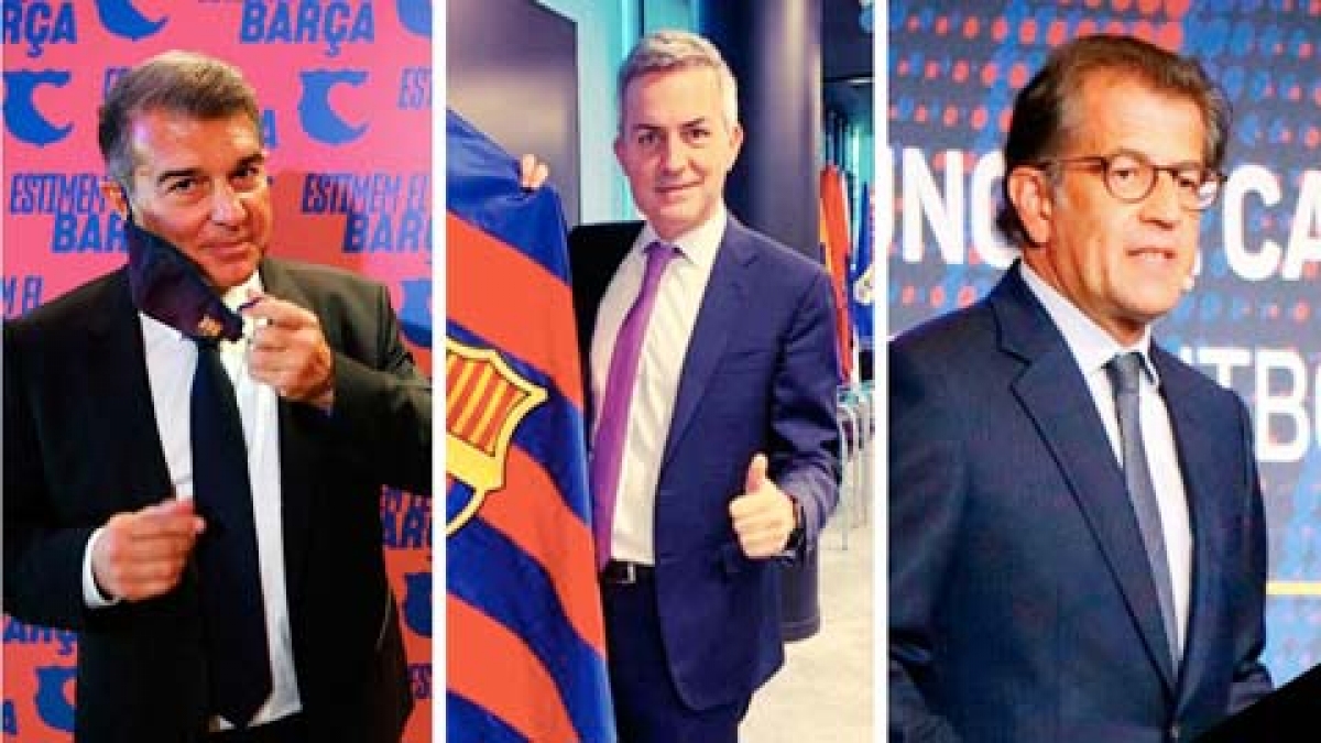 Ba ứng cử viên cuối cùng cạnh tranh chức chủ tịch CLB Barcelona