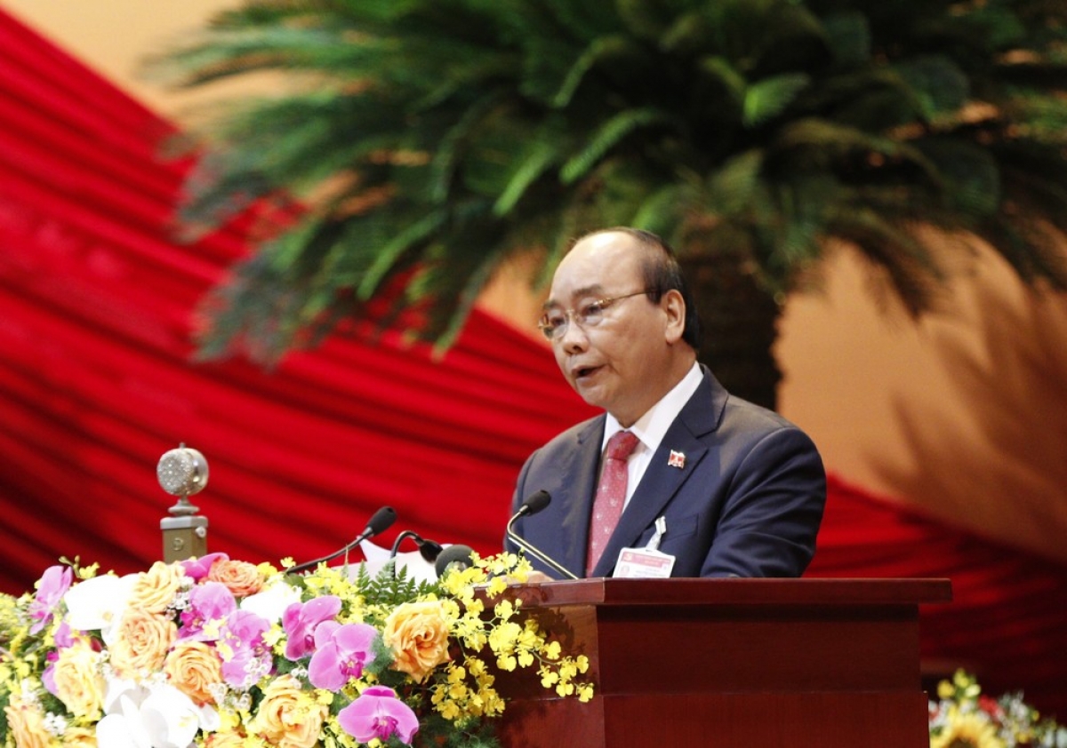 Thủ tướng Chính phủ Nguyễn Xuân Phúc trình bày diễn văn khai mạc