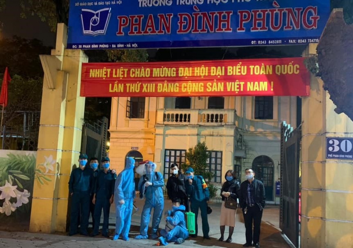 Toàn bộ học sinh trường THPT Phan Đình Phùng nghỉ học vì có trường hợp F1
