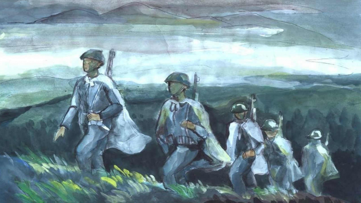 Những người lính mang vẻ đẹp bi tráng trong bài thơ "Tây Tiến" của nhà thơ Quang Dũng
(Ảnh minh họa)