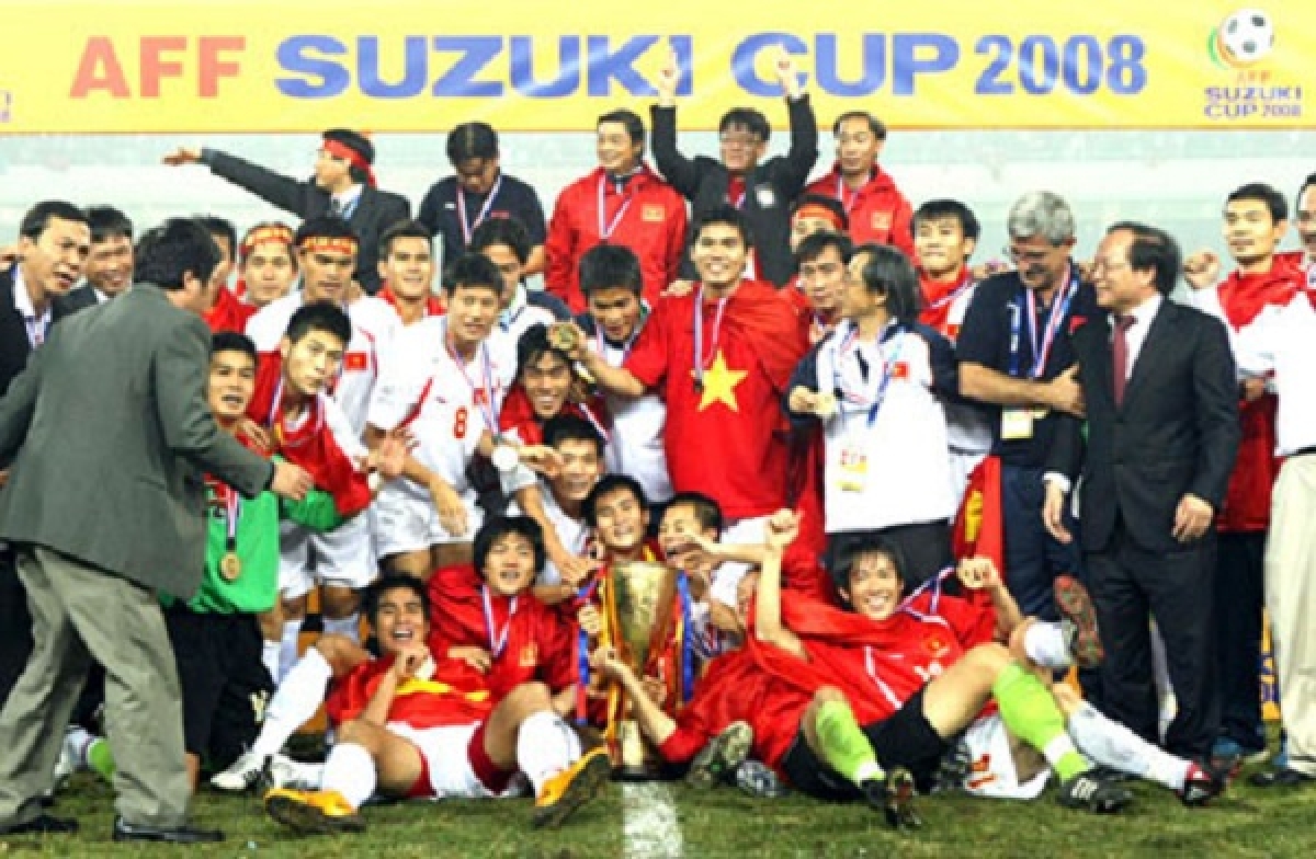Đội tuyển Việt Nam lần đầu tiên vô địch AFF Cup vào năm 2008