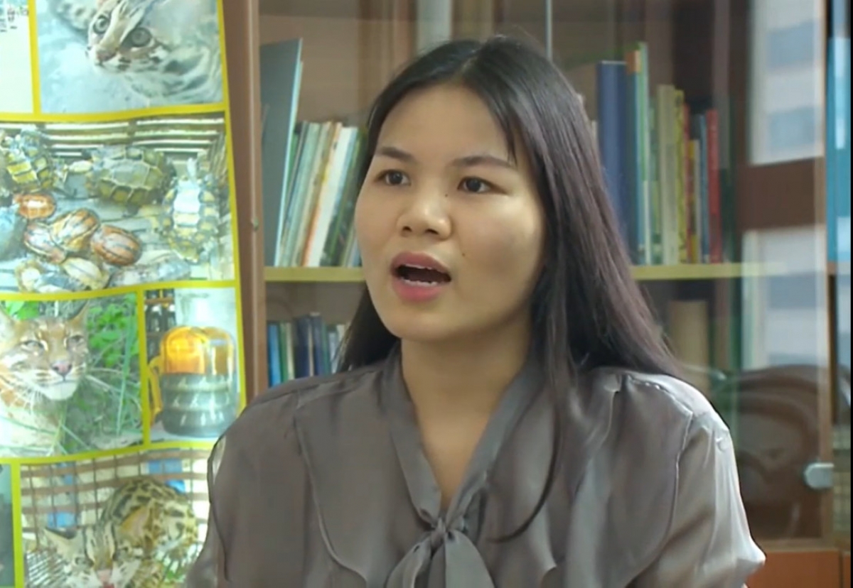 Bà Bùi Thị Hà - Phó GĐ Trung tâm Giáo dục Thiên nhiên (ENV)