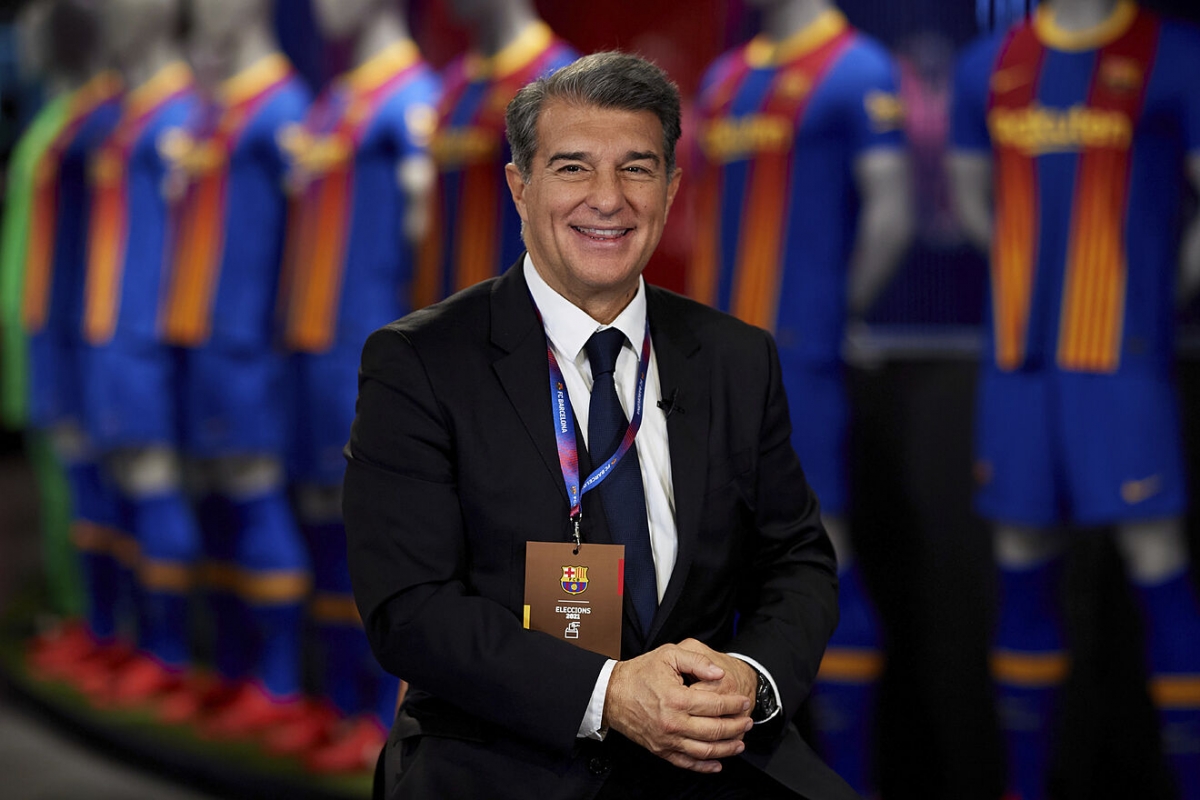 Laporta từng là chủ tịch của Barca từ 2003 đến 2010