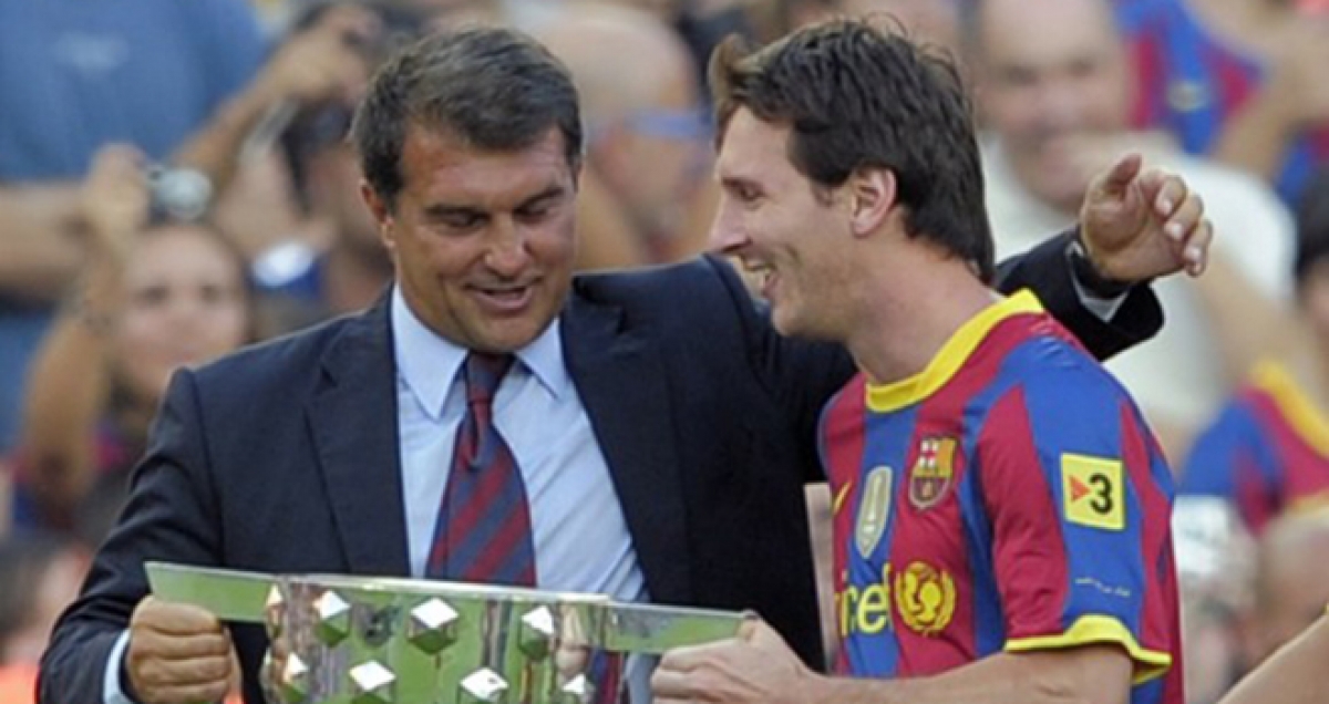 Chỉ tịch Laporta và Messi có mối quan hệ thân thiết