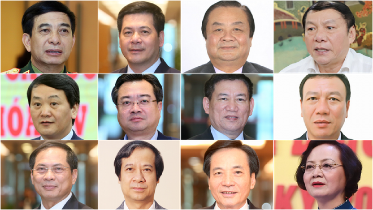 12 tân Bộ trưởng và trưởng ngành vừa được Quốc hội bầu