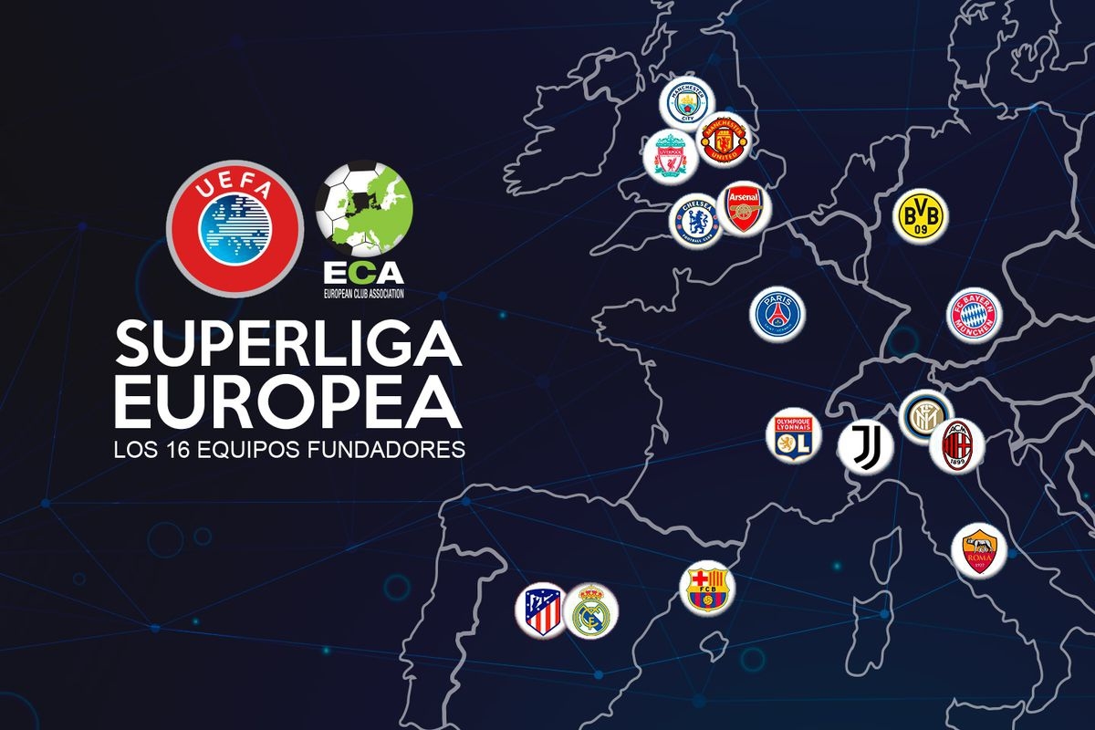 12 đội bóng hàng đầu châu Âu thành lập giải đấu mới
