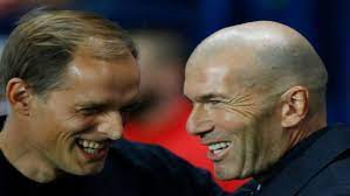 Cả hai HLV Thomas Tuchel Zinedine Zidane đều tự tin trước trận lượt về (Ảnh: Internet)