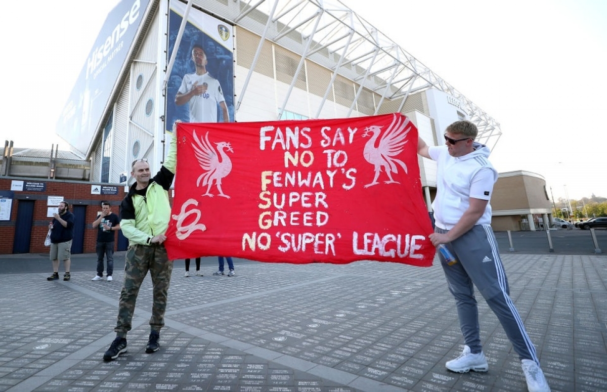 Người hâm mộ phản đối việc thành lập European Super League