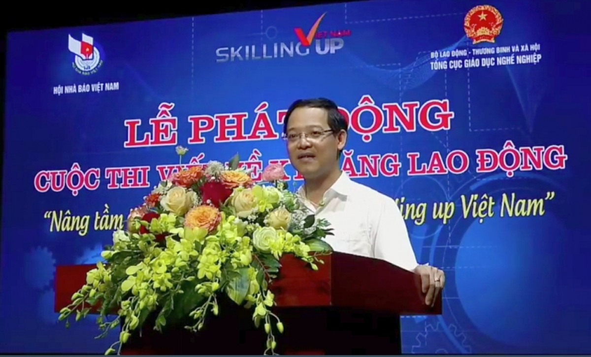 TS. Trương Anh Dũng, Tổng cục trưởng tổng cục Giáo dục nghề nghiệp: "Cuộc thi viết về Kỹ năng lao động Việt Nam sẽ góp phần lan tỏa vai trò, giá trị của kỹ năng lao động trong đời sống kinh tế xã hội và hội nhập quốc tế"