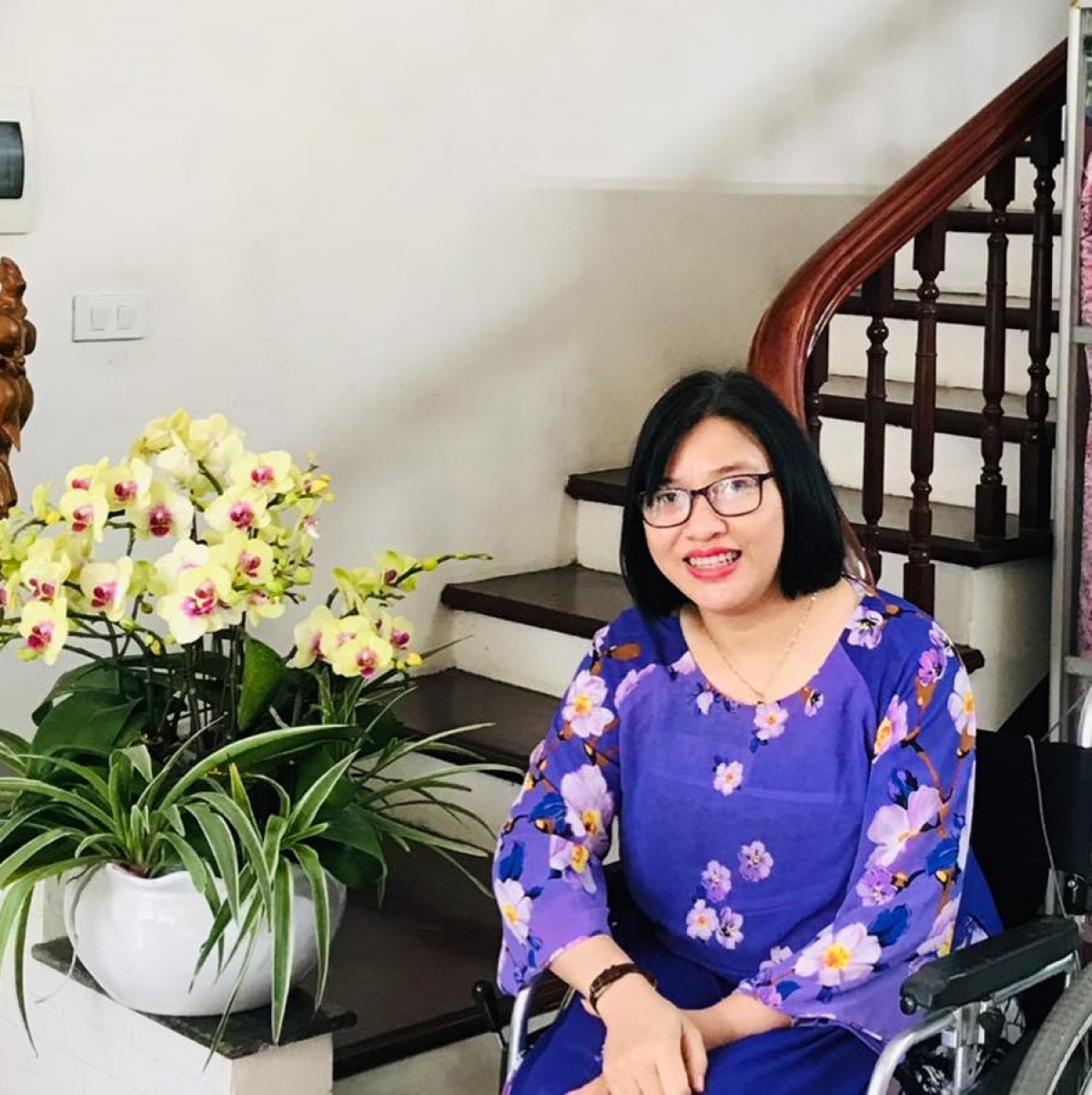 Chị Lê Thị Hà: "Tôi nằm trong số ít người khuyết tật đến rạp xem phim"