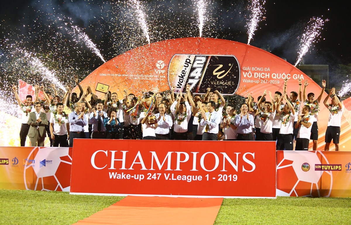 Hà Nội FC vô địch V.League 2019 (ảnh Internet)