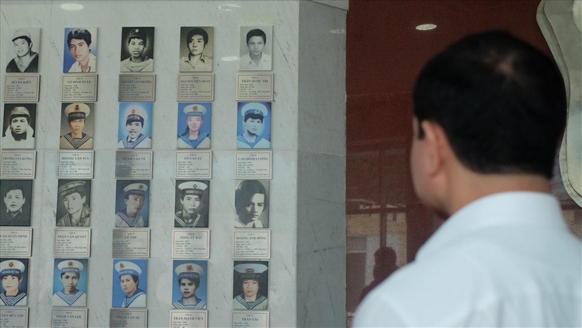 Khu tưởng niệm đã có đầy đủ di ảnh của 64 liệt sĩ Gạc Ma