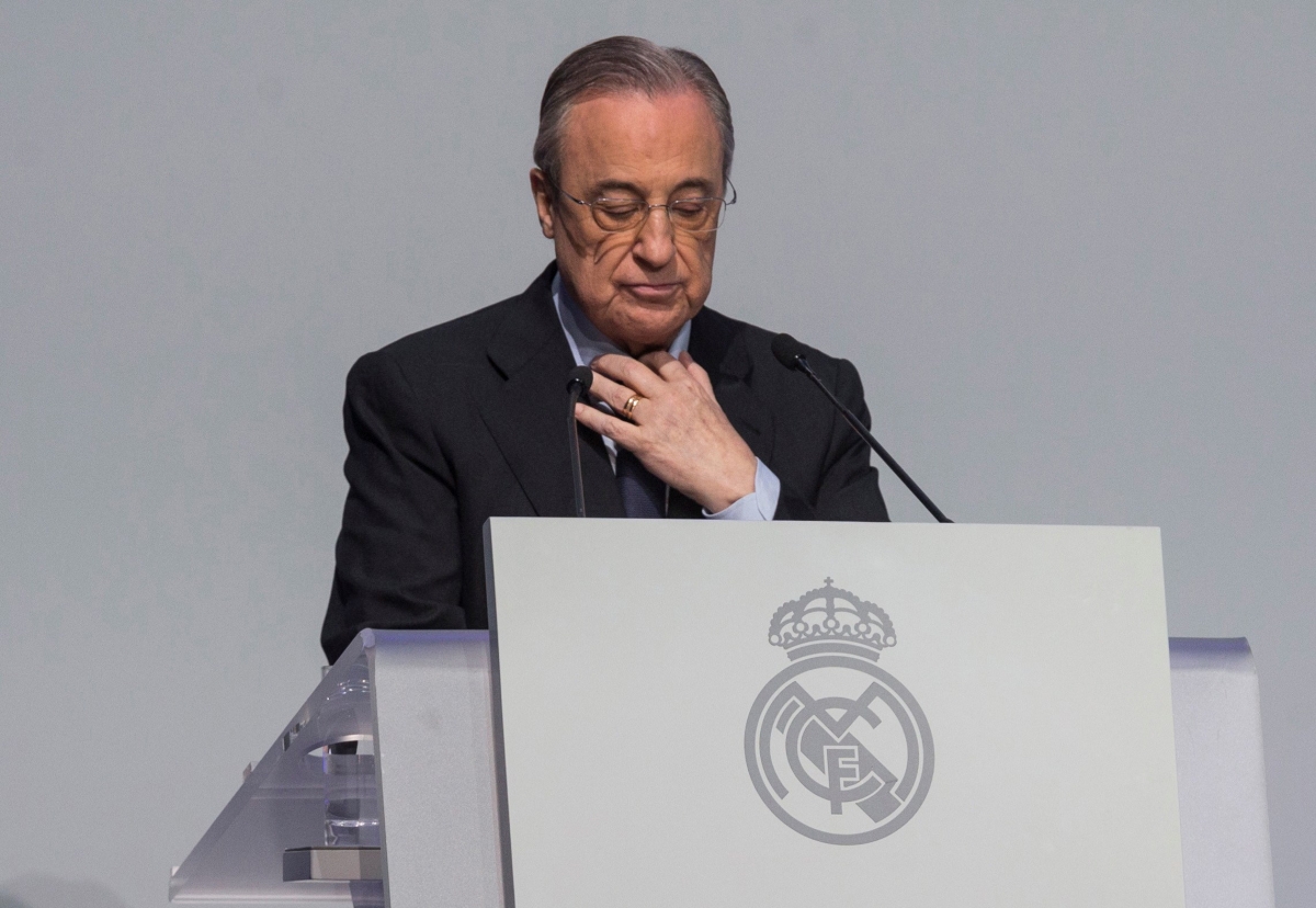 Chủ tịch CLB Real Madrid Florentino Perez , người đưa ra ý tưởng thành lập Super League