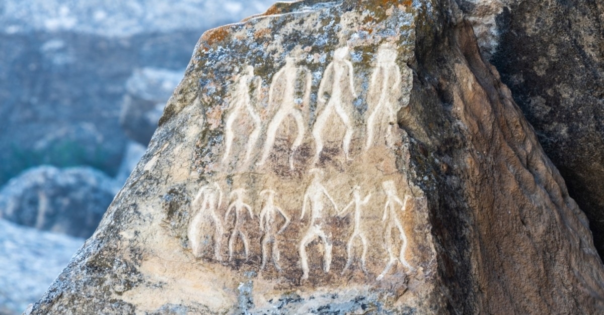 Một hình khắc đá có niên đại 20.000 năm ở Vườn quốc gia Gobustan