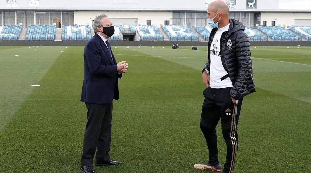 Zidane cáo buộc Chủ tịch Perez thiếu tôn trọng và ủng hộ trong lần trở lại Bernabeu