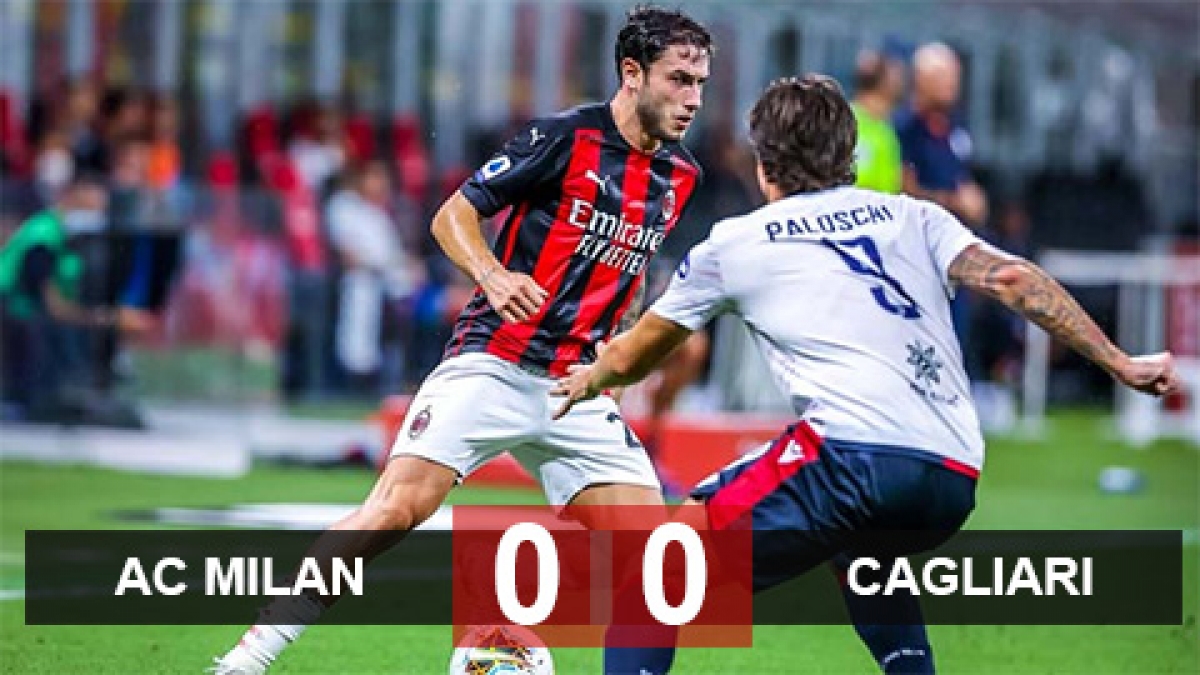 Trận hòa giữa AC Milan với Cagliari khiến cuộc đua vào top 4 Serie A căng thẳng ở vòng đấu cuối (Ảnh: Internet)