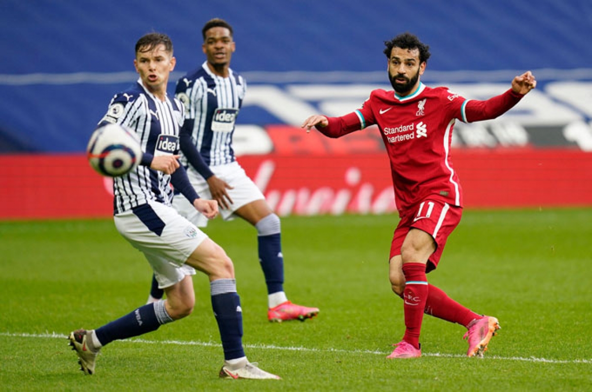 Mohamed Salah gỡ hòa 1-1 cho Liverpool (Ảnh: Internet)