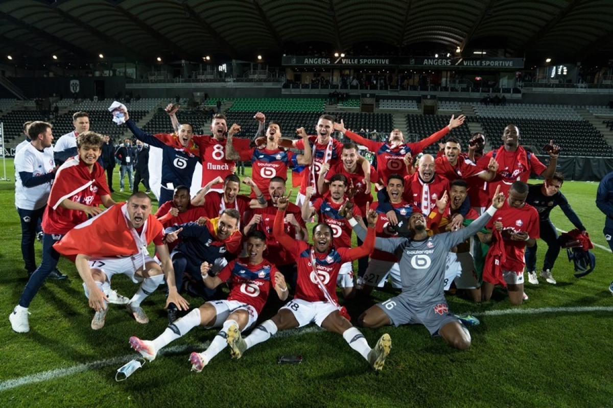 Lille chấm dứt sự thống trị của Paris Saint Germain tại sân chơi Ligue 1 (Ảnh: Internet)