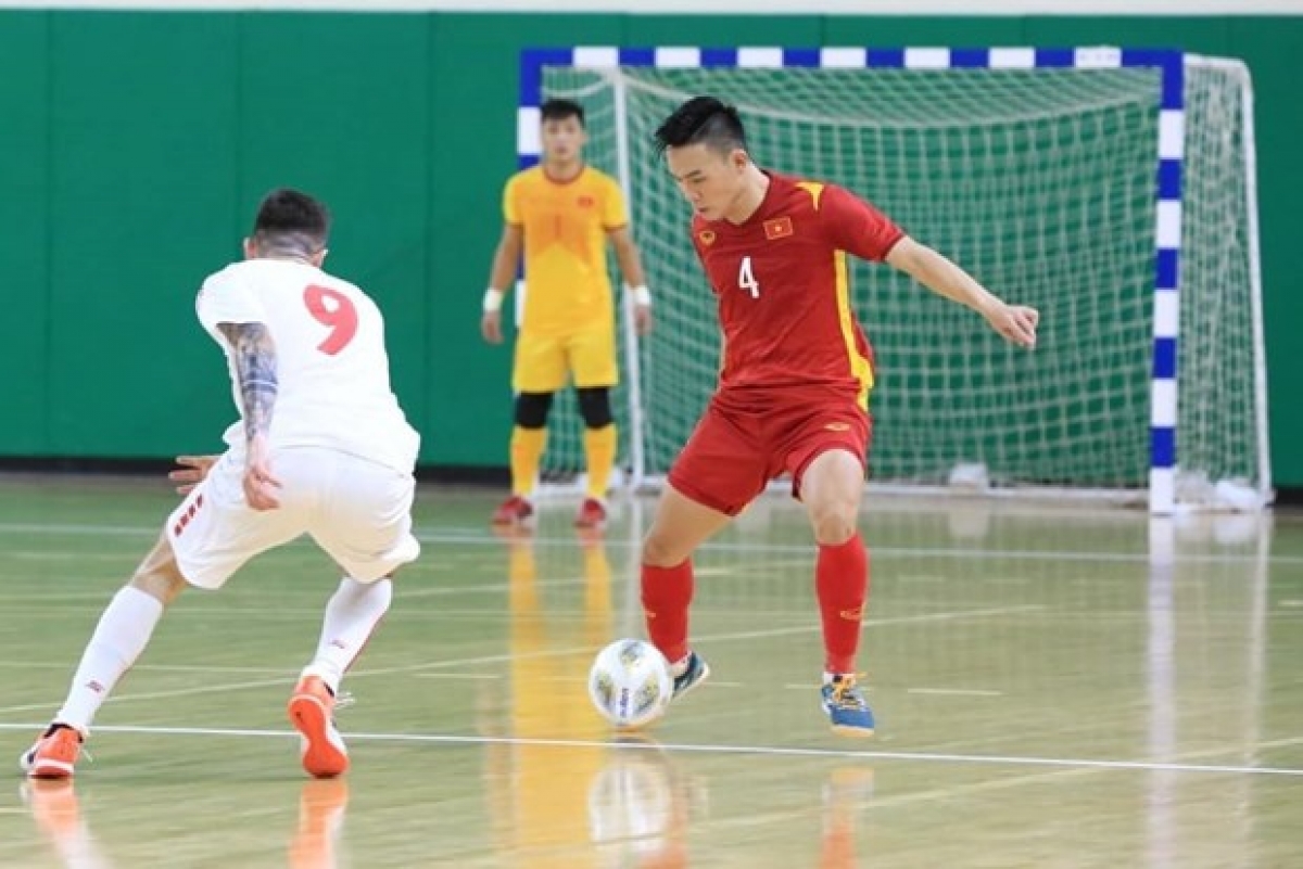 Đội tuyển Futsal Việt Nam gặp lại Lebanon ở trận lượt về vào ngày 25/5 tại UAE. (Ảnh: Khorfakkan Club)