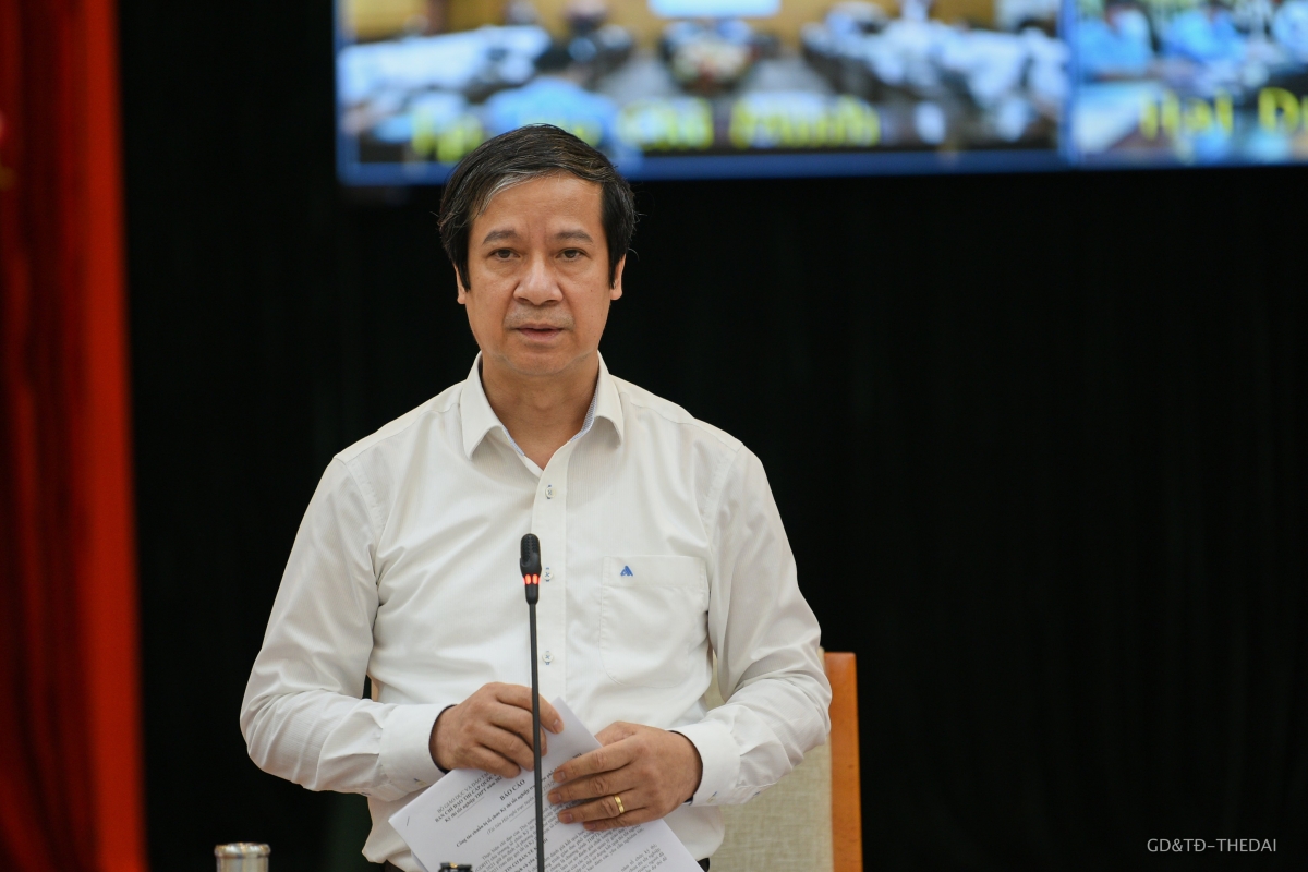 Bộ trưởng Nguyễn Kim Sơn nhấn mạnh, kết quả kỳ thi tốt nghiệp THPT phải nghiêm túc, công bằng, khách quan, chất lượng và an toàn.