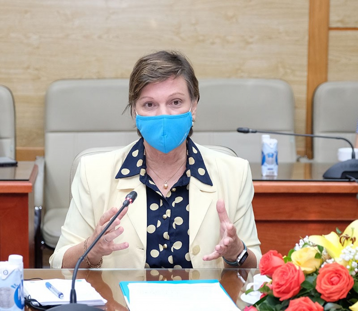 Bà Rana Flowers - Trưởng đại diện UNICEF tại Việt Nam