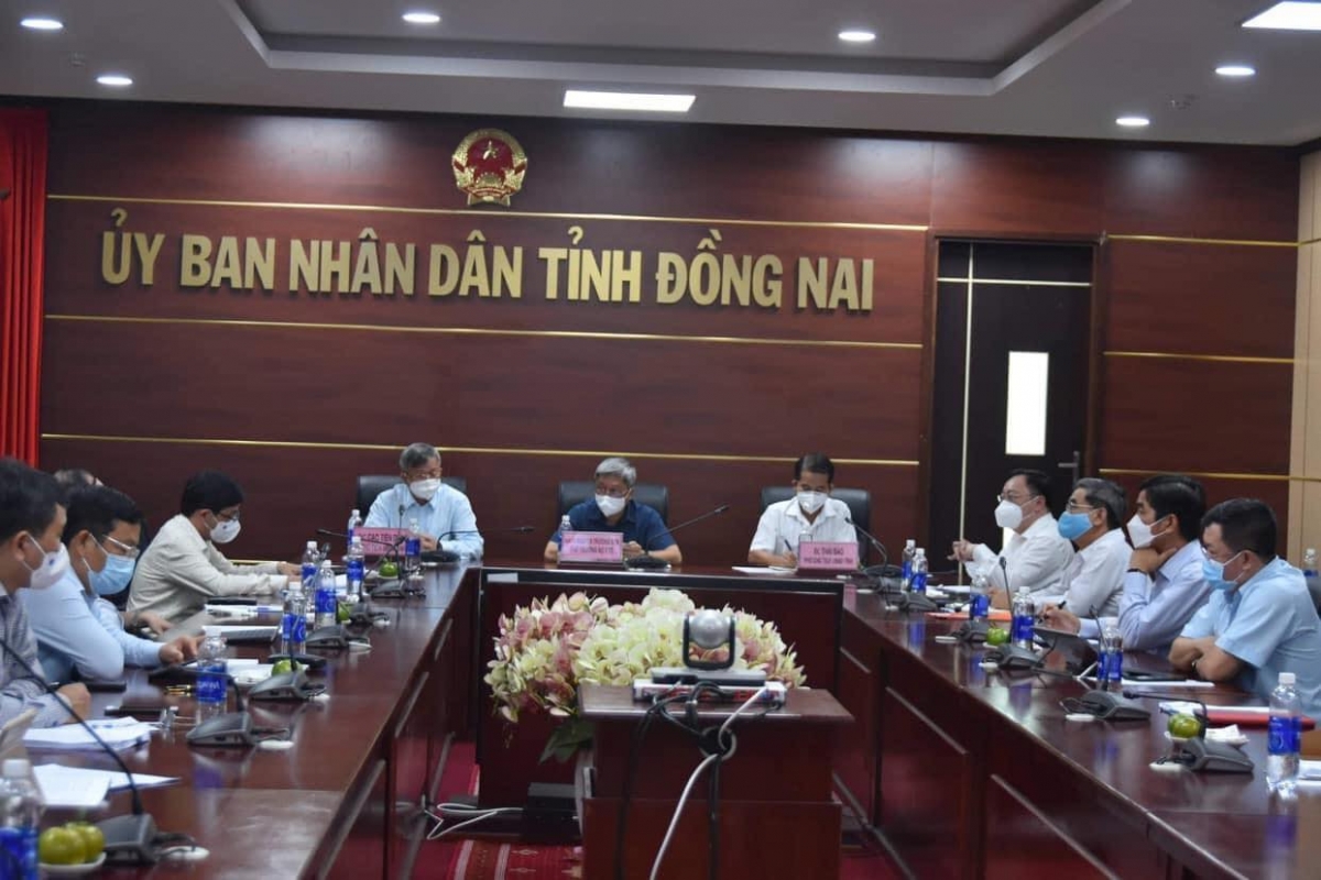 Đoàn công tác của Bộ Y tế làm việc với tỉnh Đồng Nai