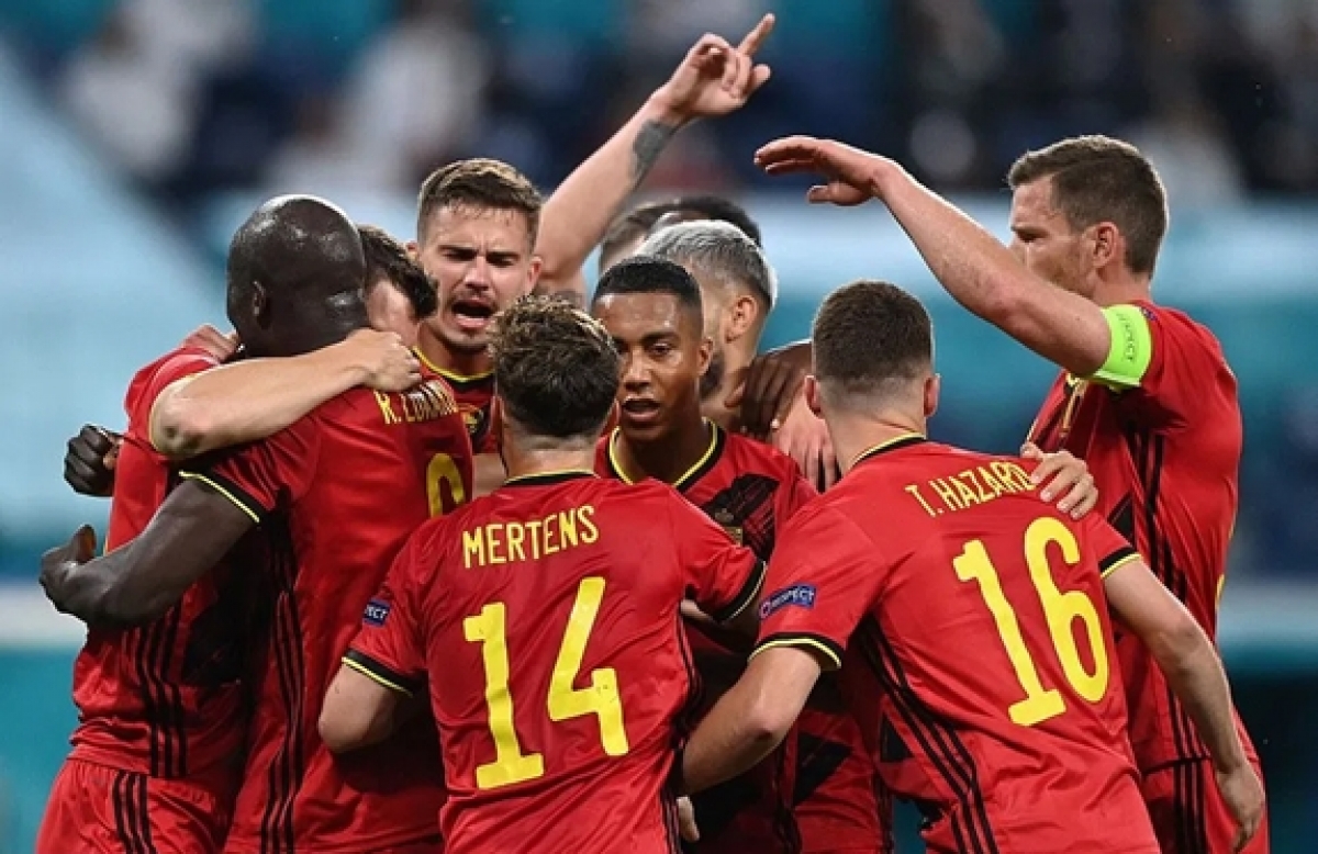 Đội tuyển Bỉ thể hiện sức mạnh tuyệt đối trước các đối thủ ở vòng bảng. Ảnh: Dailymail.