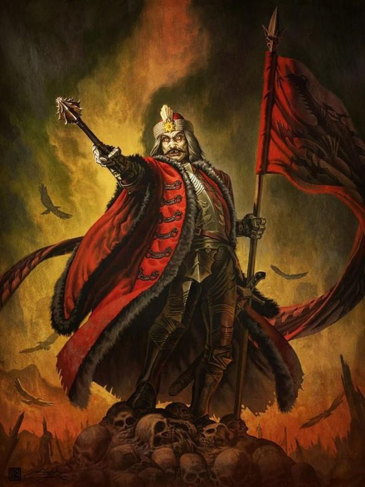 Bá tước Dracula huyền thoại xuất phát từ nguyên mẫu là Hoàng tử Vlad Tepes từng cai trị vùng Transylvania