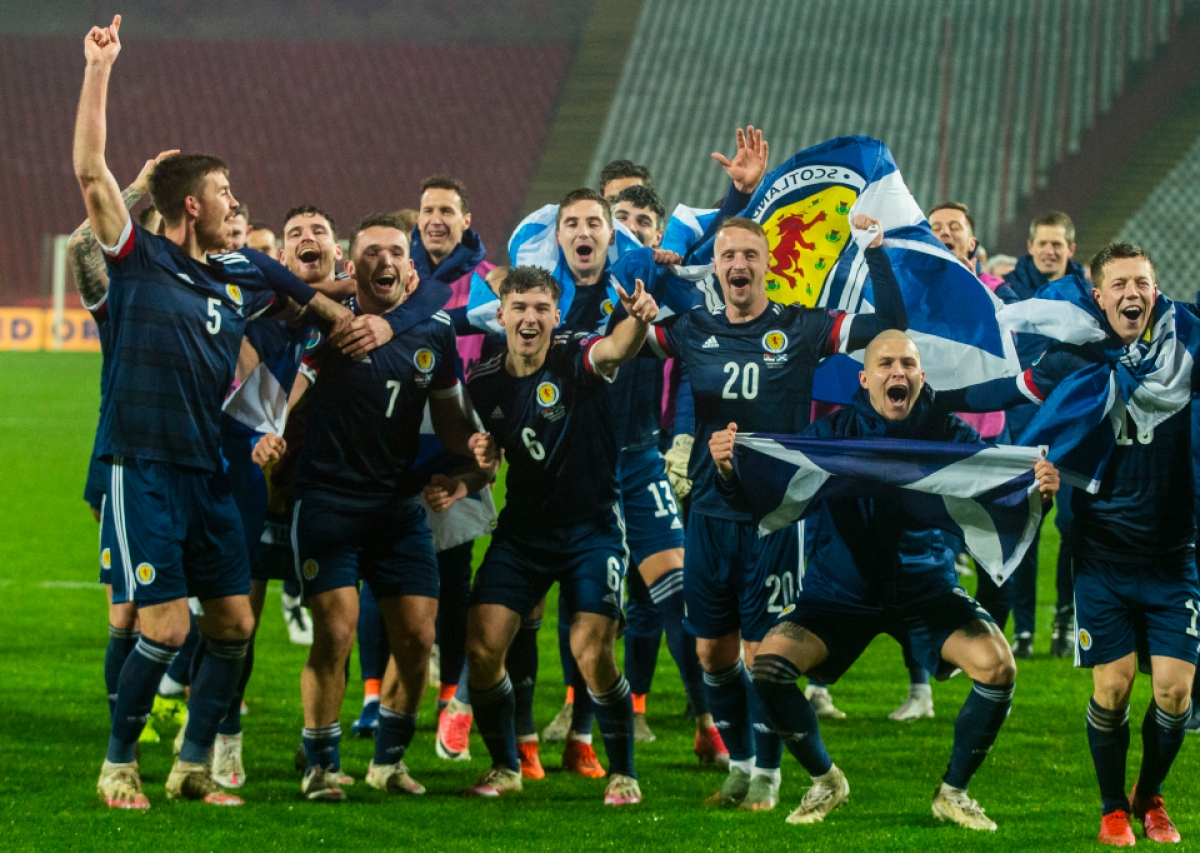 Tuyển Scotland đang rất quyết tâm tạo nên bất ngờ tại Wembley, sau thất bại đáng thất vọng trước CH Séc