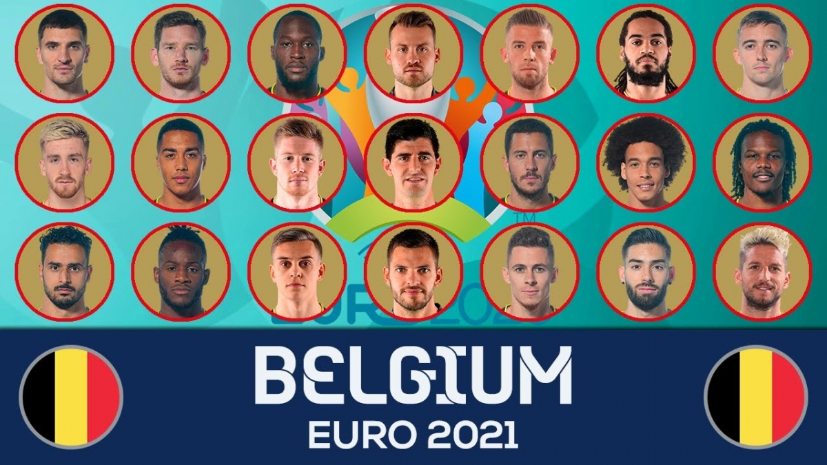 Đội hình tuyển Bỉ dự Euro 2020