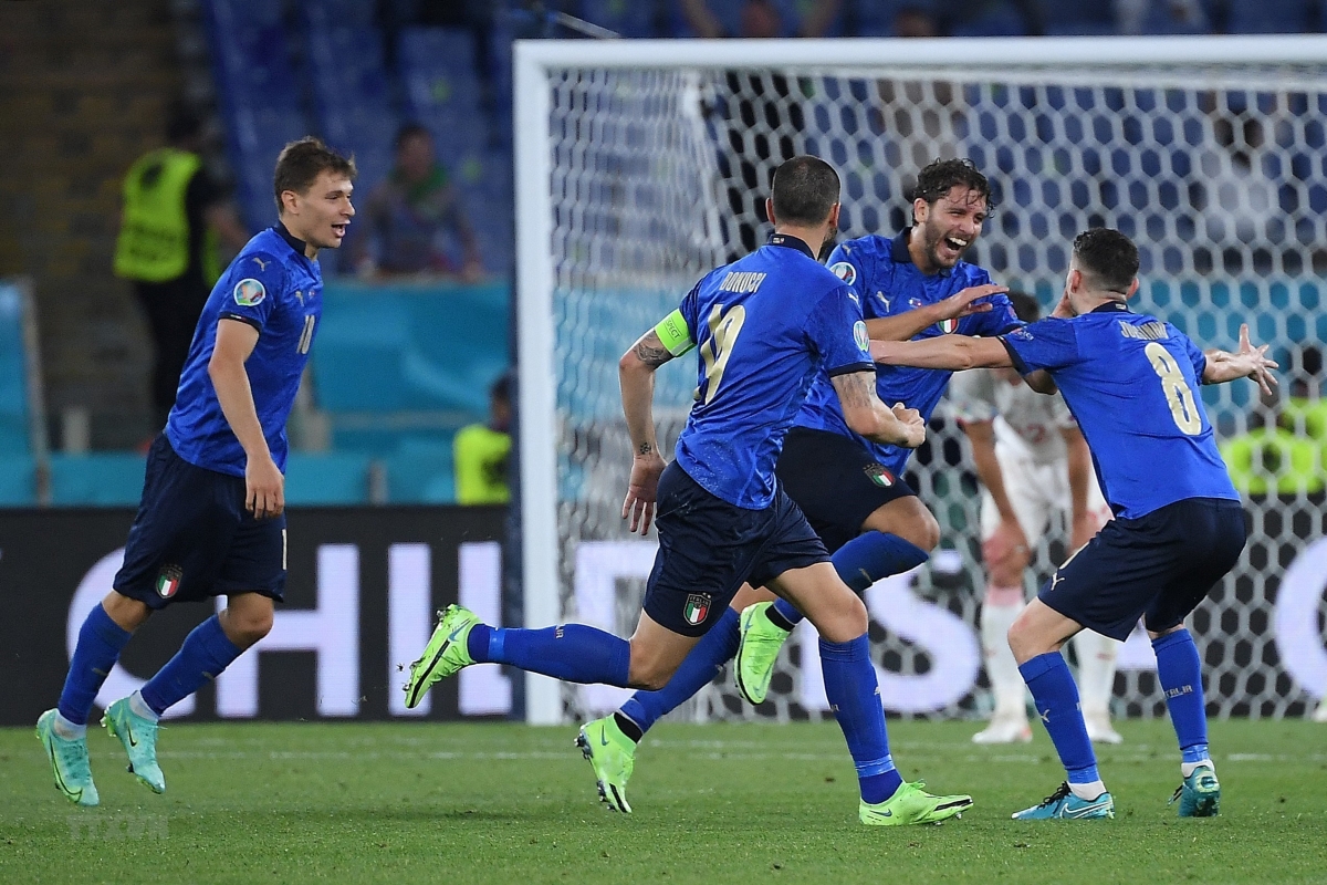 Đội tuyển Italia đang thăng hoa dưới thời HLV Roberto Mancini.